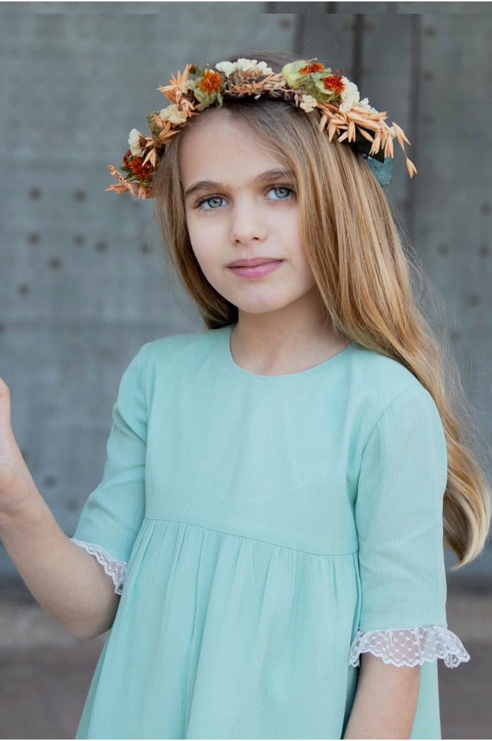 Vestido ceremonia Lena Aguamarina Vestido ceremonia Lena Aguamarina