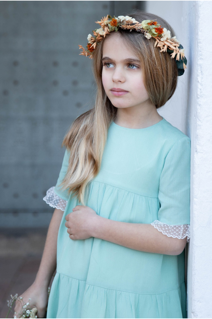 Vestido ceremonia Lena Aguamarina Vestido ceremonia Lena Aguamarina