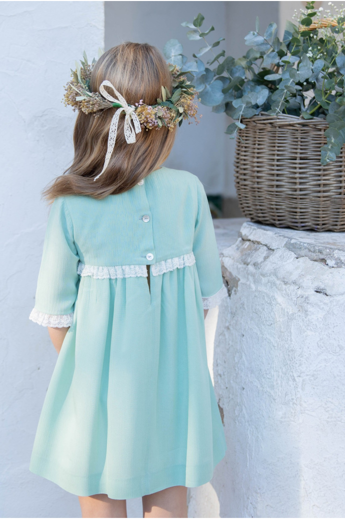 Vestido Ceremonia Sofia aguamarina