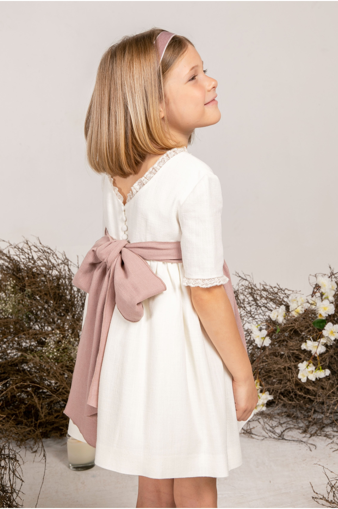 Vestido ceremonia Génova Nude