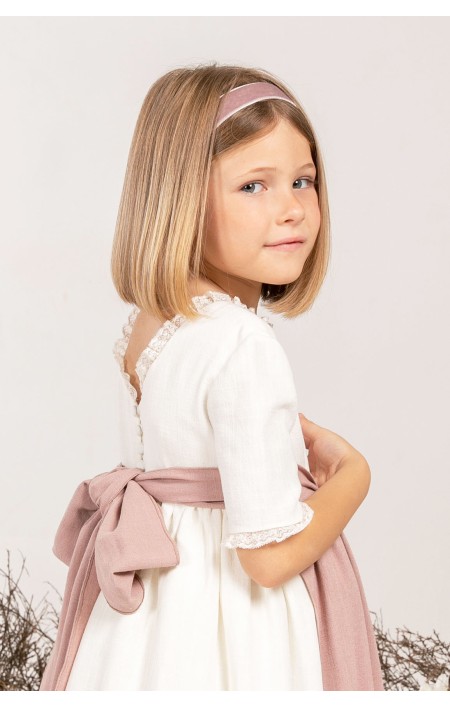 Vestido ceremonia Génova Nude