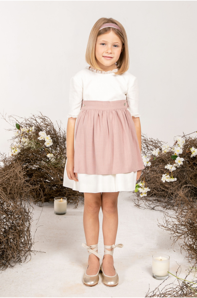 Vestido ceremonia Génova Nude