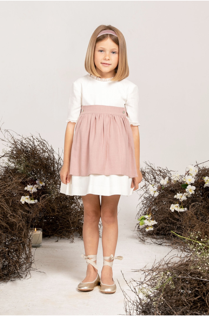 Vestido ceremonia Génova Nude