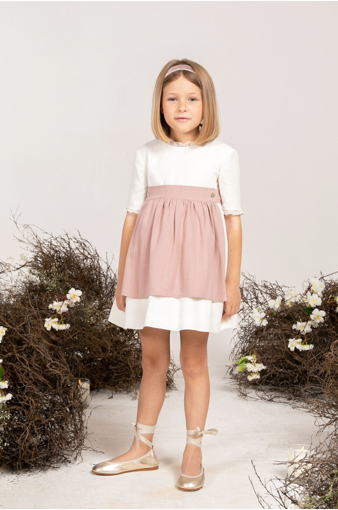 Vestido ceremonia Génova Nude