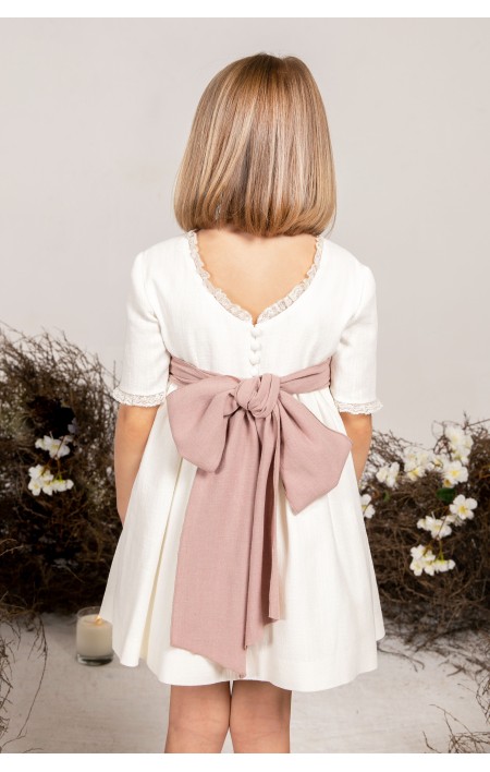 Vestido ceremonia Génova Nude