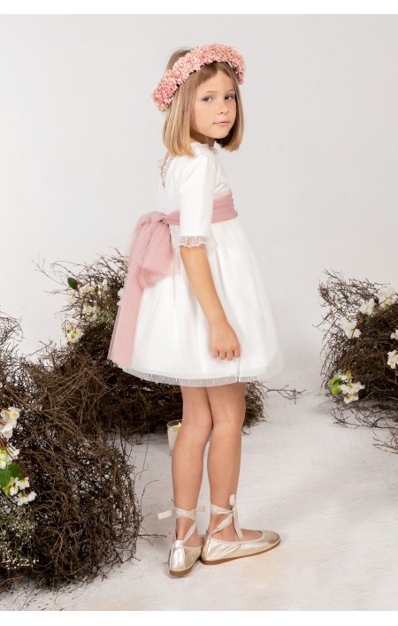 Vestido ceremonia Niza Nude