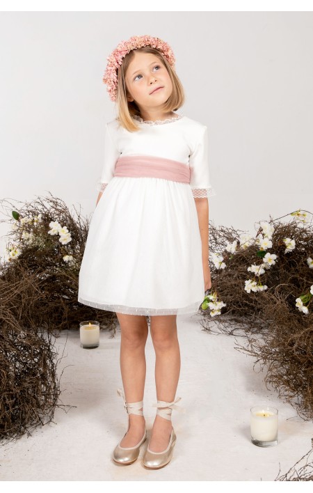 Vestido ceremonia Niza Nude