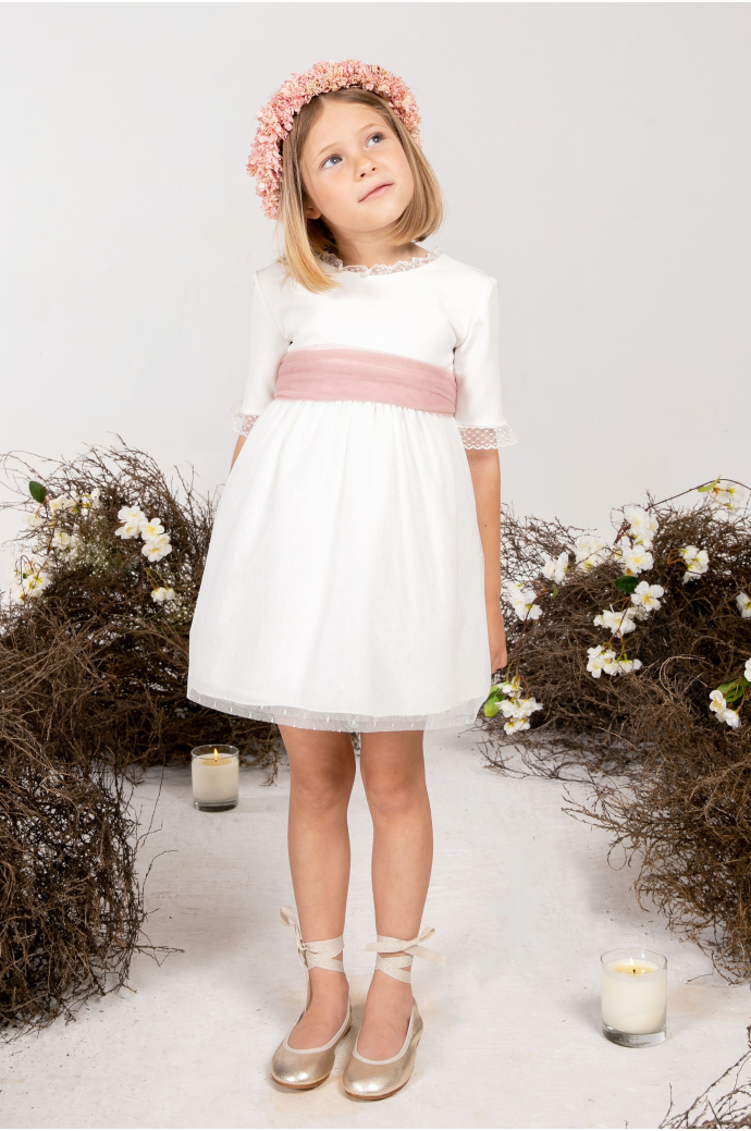 Vestido ceremonia Niza Nude