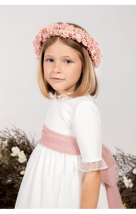 Vestido ceremonia Niza Nude