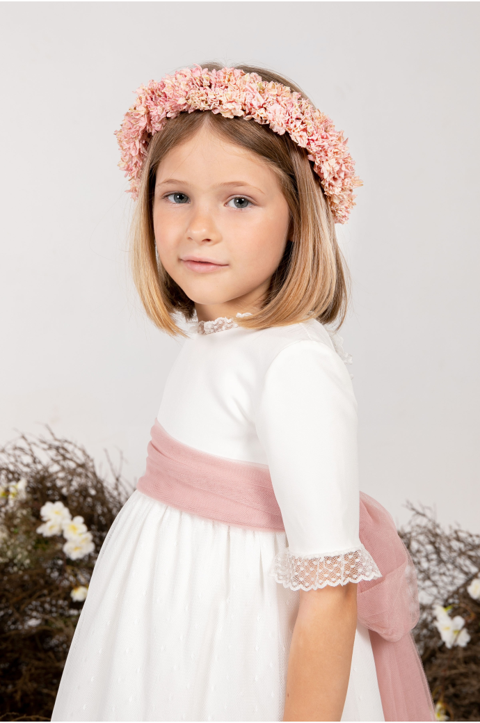 Vestido ceremonia Niza Nude