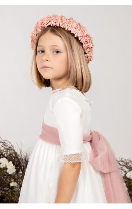 Vestido ceremonia Niza Nude