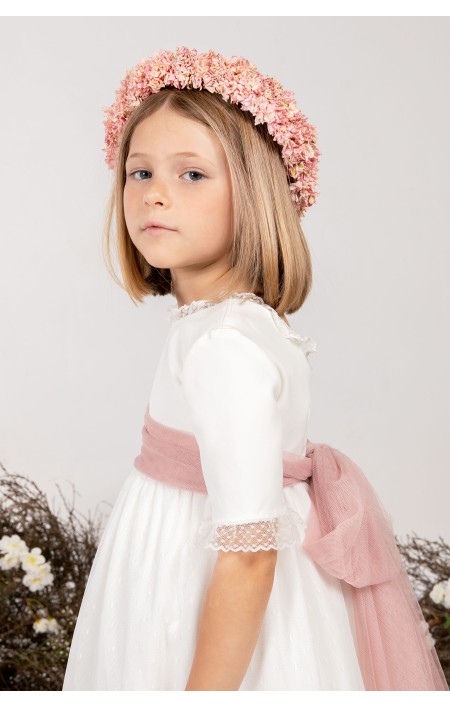 Vestido ceremonia Niza Nude