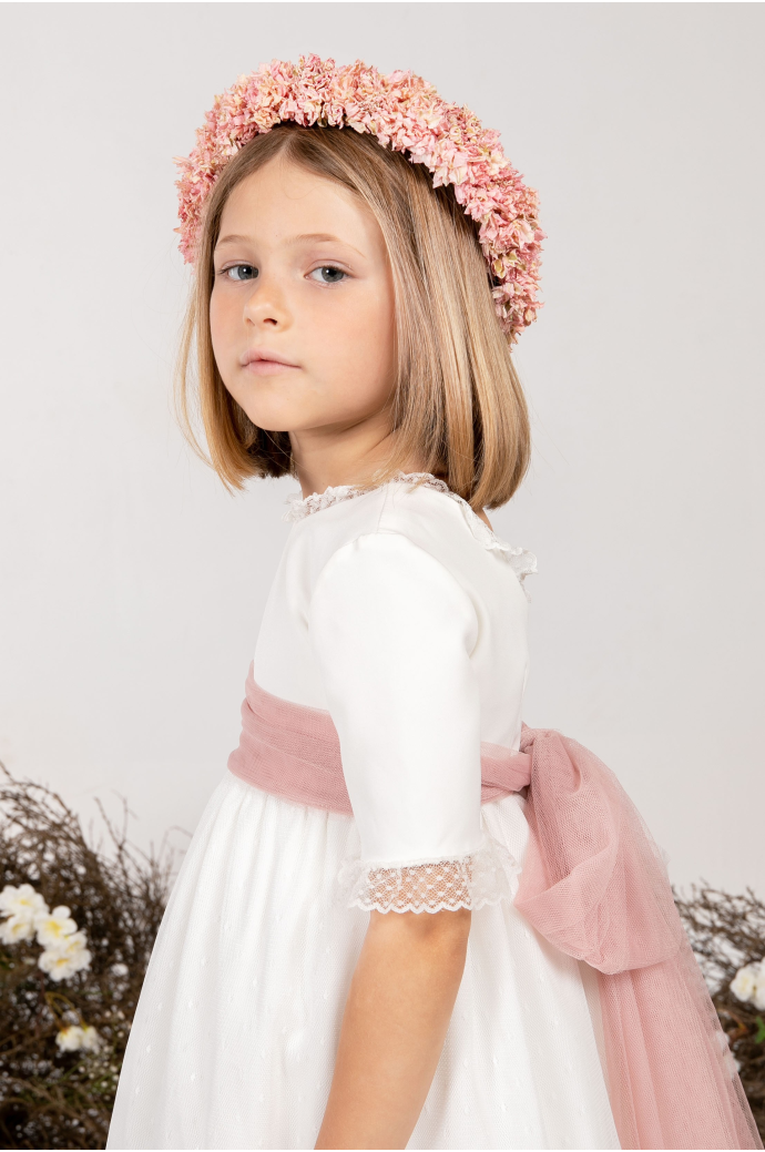 Vestido ceremonia Niza Nude