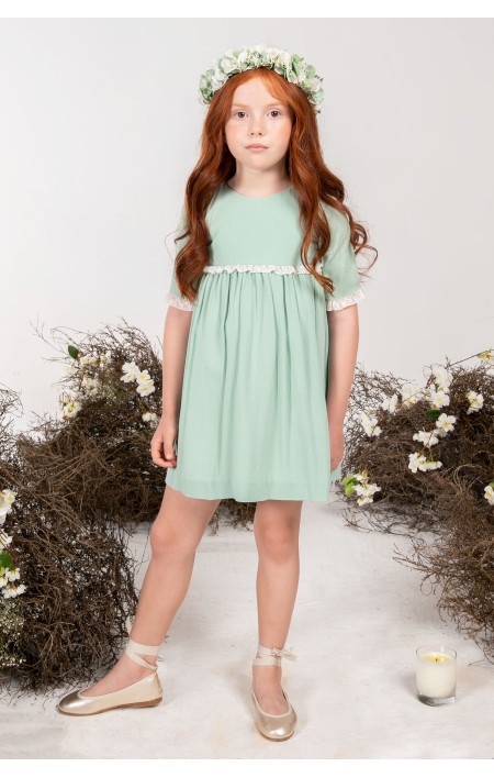 Vestido Ceremonia Sofia aguamarina