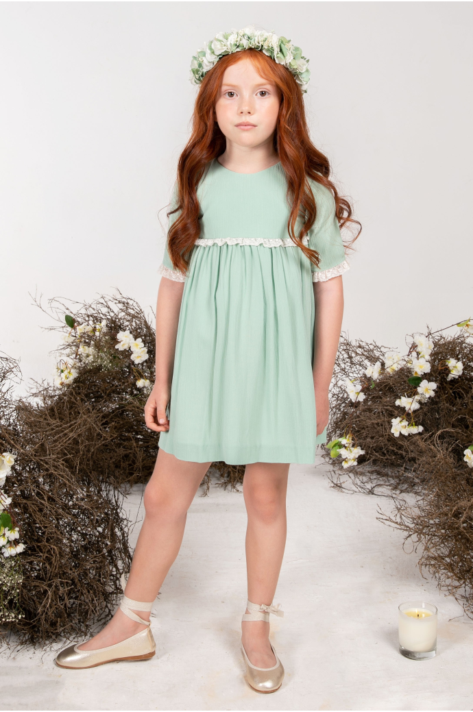 Vestido Ceremonia Sofia aguamarina