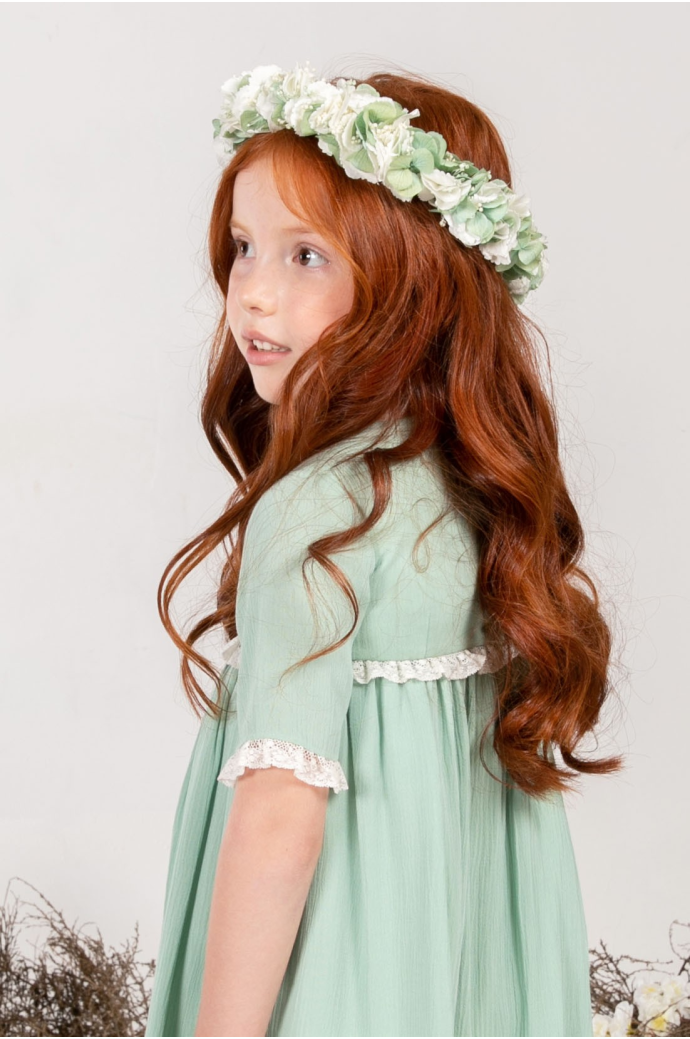 Vestido Ceremonia Sofia aguamarina