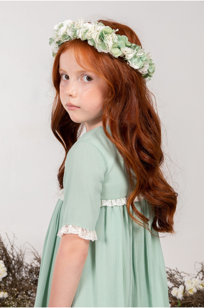 Vestido Ceremonia Sofia aguamarina