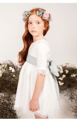 Vestido Ceremonia Sofia aguamarina