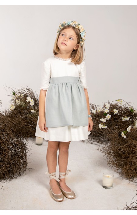 Vestido arras Génova Añil