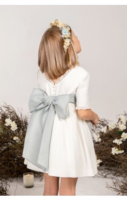 Vestido arras Génova Añil