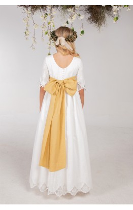 Vestido Comunión Manuela Mostaza Vestido Comunión Manuela Mostaza