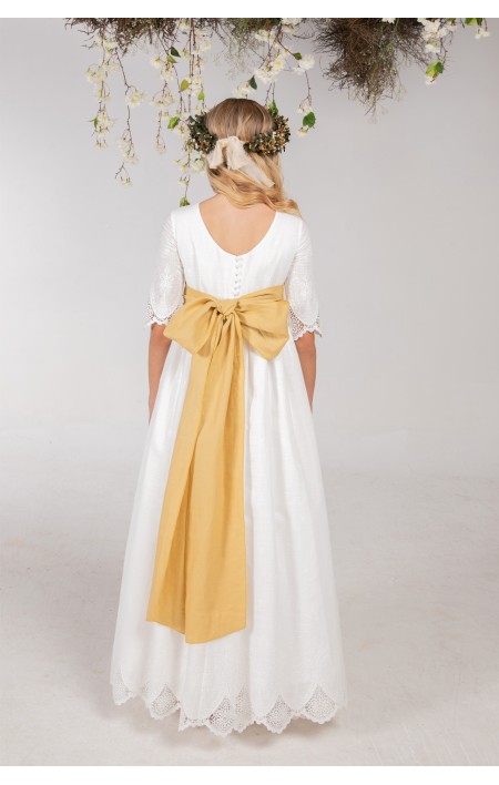 Vestido Comunión Manuela Mostaza Vestido Comunión Manuela Mostaza