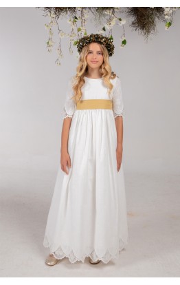 Vestido Comunión Manuela Mostaza