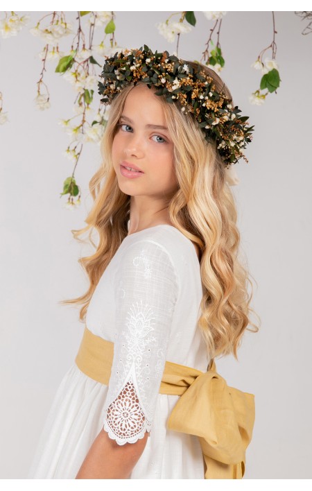 Vestido Comunión Manuela Mostaza Vestido Comunión Manuela Mostaza