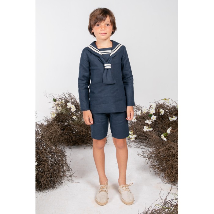 NAVY BLUE SAILOR COMMUNION SUIT