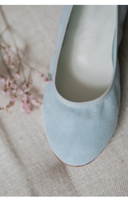 Powder Blue Ballerina Shoe