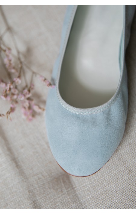 Powder Blue Ballerina Shoe