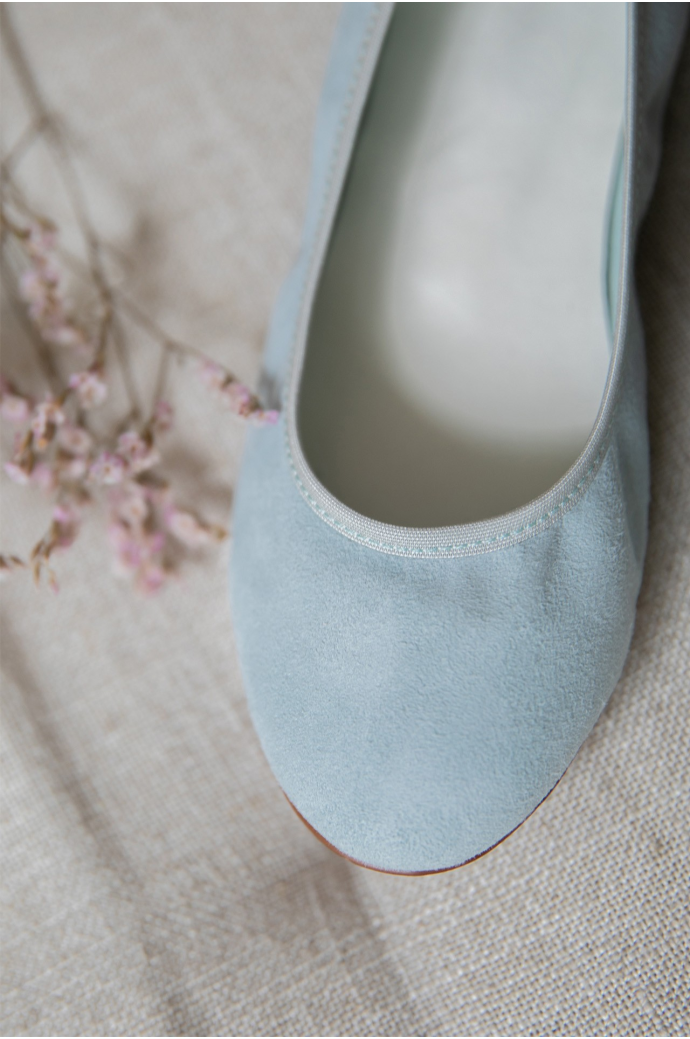 Powder Blue Ballerina Shoe