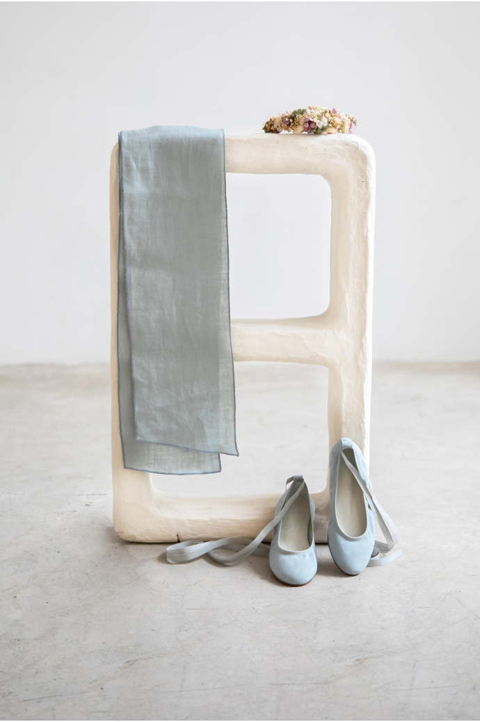 Powder Blue Ballerina Shoe