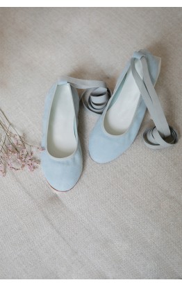 Powder Blue Ballerina Shoe