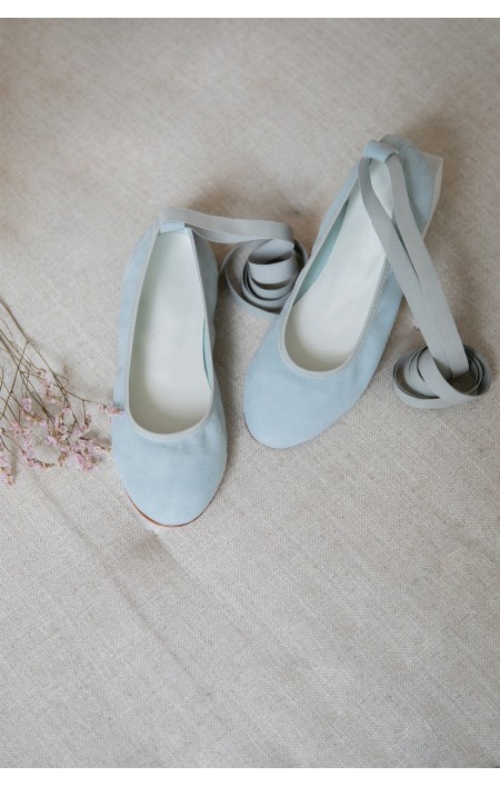 Powder Blue Ballerina Shoe