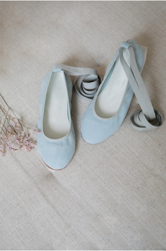Powder Blue Ballerina Shoe