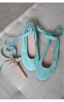 Powder Blue Ballerina Shoe