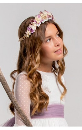 Lavender Preserved Flower Crown