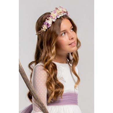 Lavender Preserved Flower Crown