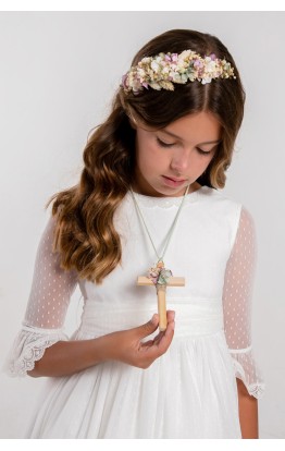 Lavender and Sage Preserved Flower Headdress