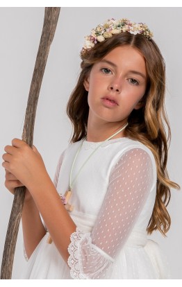 Lavender and Sage Preserved Flower Headdress