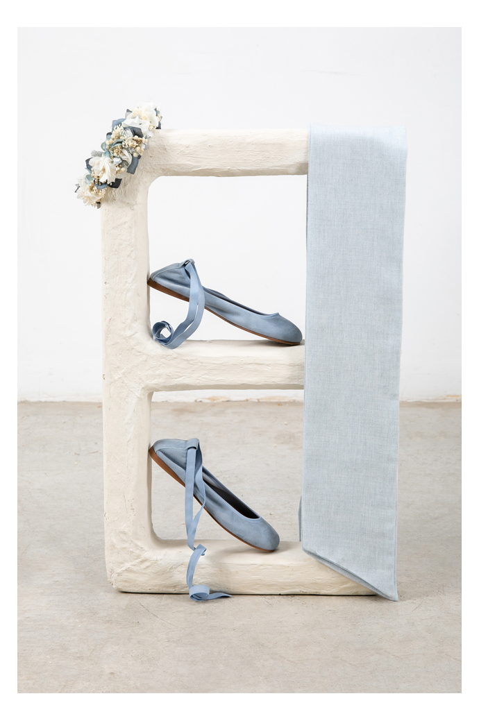 Bailarina Ceremonia Rústico Azul