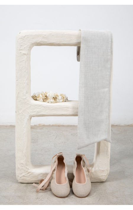 Rustic Stone Ceremony Ballerina Shoe