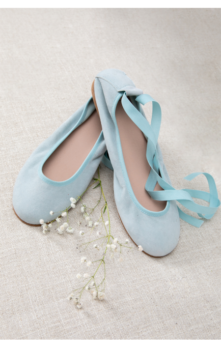 Powder Blue Ballerina Shoe