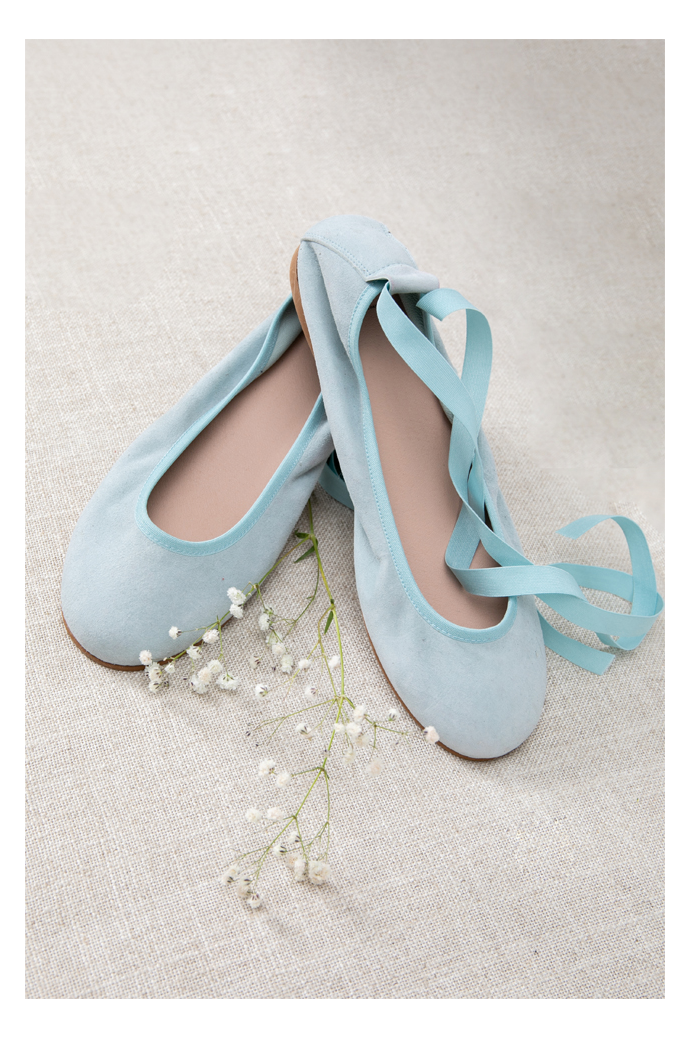 Powder Blue Ballerina Shoe