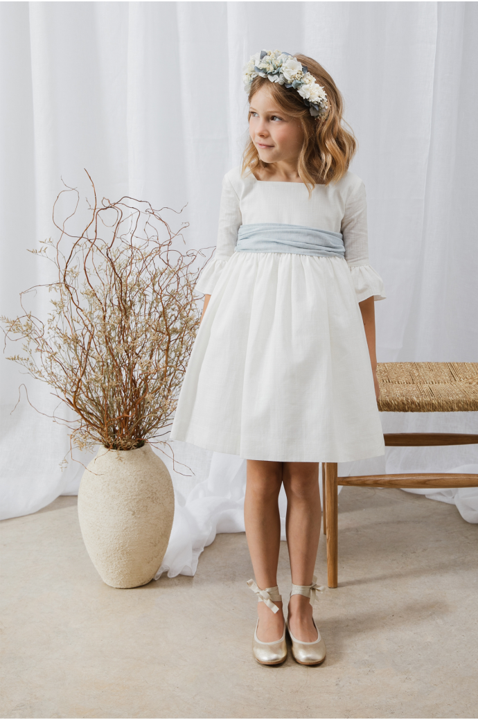 Vestido de Ceremonia Marsella Rústico Azul Vestido de Ceremonia Marsella Rústico Azul