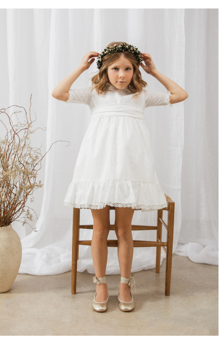 Vestido de Ceremonia Matera Marfil Vestido de Ceremonia Matera Marfil