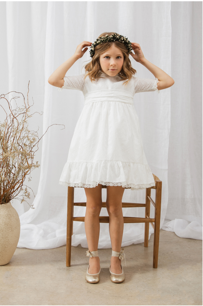 Vestido de Ceremonia Matera Marfil Vestido de Ceremonia Matera Marfil