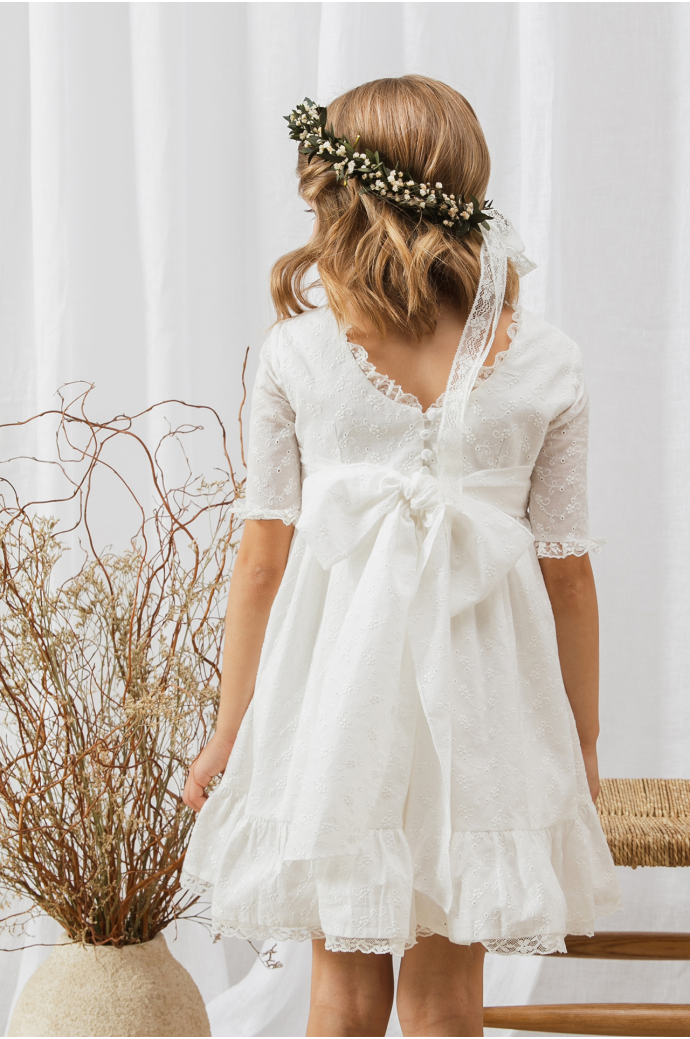 Vestido de Ceremonia Matera Marfil Vestido de Ceremonia Matera Marfil