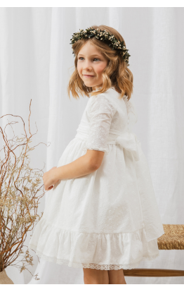 Vestido de Ceremonia Matera Marfil